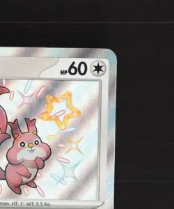 Skwovet 205/091 Paldean Fates Shiny Holo Rare Pokemon Card NM - Image 4