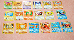 50x Pokemon Japanese Card Lot 1996 LP Vintage - Jungle Fossil Rocket Gym - Mixed - Image 2