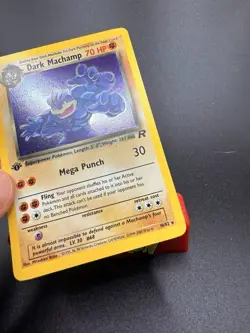 DARK MACHAMP Pokemon Card - 1st Edition - Team Rocket - 10/82 - Near Mint/NM - Image 2