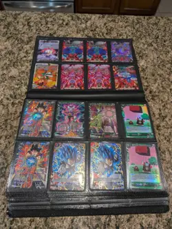 Dragon Ball Z Cards Collection Binder Lot Of 320 Cards All Foils - Image 4