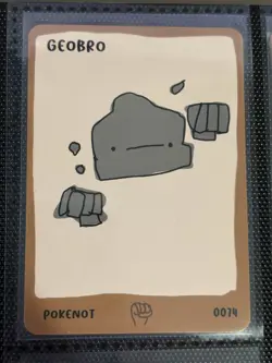 Geobro 0074 Dysfunctional Passholder Pokenot Pokenots 151 Card - Image 1