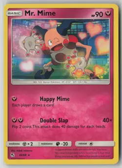 Mr. Mime 43/68 Pokemon Hidden Fates Rare Near Mint Card (NM) 1 - Image 1