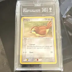 Pokemon TCG Pidgey EX FireRed & LeafGreen 73/112 TAG 9 English Card Stock - Image 1