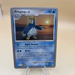 Pokemon Diamond & Pearl Prinplup 58/130 - 2007 World Championship Card Non-Holo - Image 2