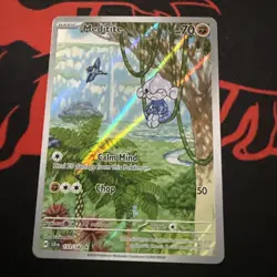 Pokemon Card TCG - Meditite 153/142 Illustration Rare Stellar Crown Near Mint - Image 1
