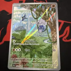 Pokemon Card TCG - Meditite 153/142 Illustration Rare Stellar Crown Near Mint - Image 2