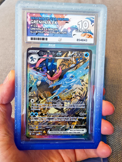 Pokemon TCG Card Greninja Ex SVP 132 Promo ACE 10 Gem Mint Perfect Sub Grades - Image 1