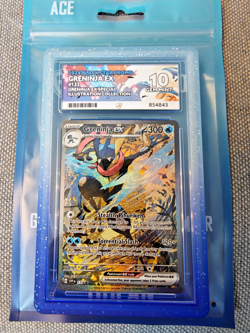 Pokemon TCG Card Greninja Ex SVP 132 Promo ACE 10 Gem Mint Perfect Sub Grades - Image 3