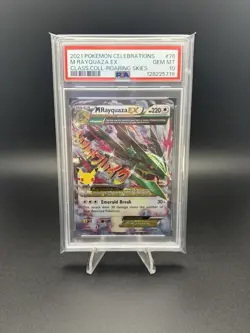 Pokemon TCG M Rayquaza EX Celebrations Card 76/108 PSA 10 - Image 1