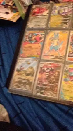 Pokemon TCG Pikachu Lucario Holo Card Lot Binder Collection English - Image 2