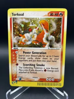 2003 Torkoal Holo 12/97 – EX Dragon Pokemon TCG Card LP Vintage - Image 1