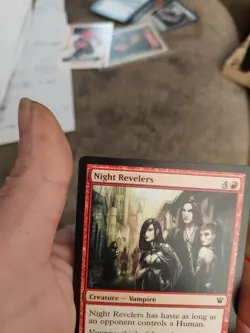 MTG Magic:the Gathering card: night revelers - Image 3