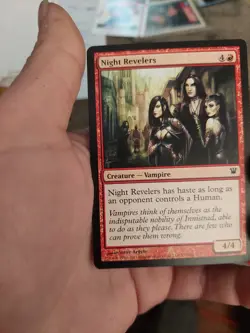 MTG Magic:the Gathering card: night revelers - Image 5