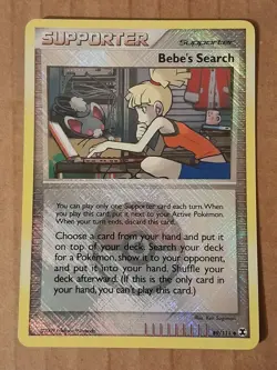 Bebe's Search Pokemon League Reverse Holo Crosshatch Promo NM See Pictures - Image 1