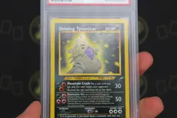 Shining Tyranitar 113/105 Neo Destiny WOTC 2002 Pokemon Trading Card MINT PSA 9 - Image 5