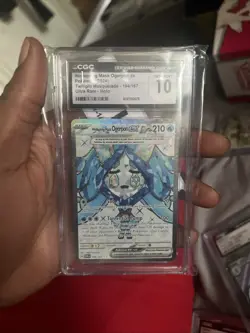 Wellspring Mask Ogerpon Ex Ultra Rare Pokemon Twilight Masquerade #194 CGC 10 - Image 1