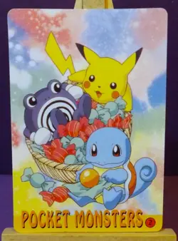 POKEMON POCKET MONSTERS VENDING PRISM STICKER 8 SPEAROW - Image 2