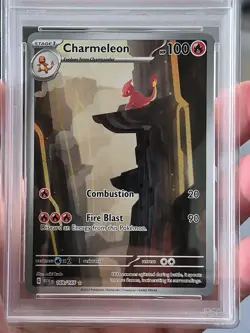 2023 Pokemon MEW EN Charmeleon Illustration Rare #169 PSA 9 🔥 - Image 3