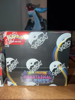 Pokemon Mega Evolution Booster Box Phantasmal Flames W/ 2 Sleeved Booster Packs - Image 1