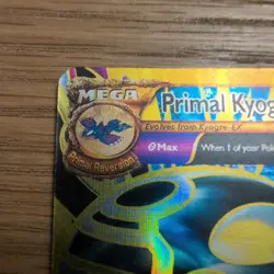Pokemon TCG Primal Kyogre EX Ultra Rare Card Primal Clash 96/98 Read description - Image 2