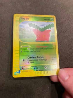 Hoppip 83/147 Aquapolis Reverse Holo eReader Pokemon TCG English NM - Image 4