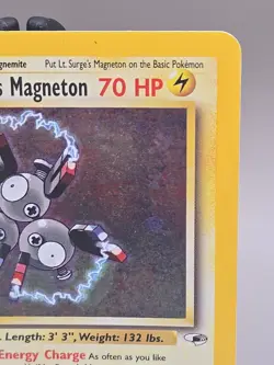 Pokemon Lt. Surge’s Magneton 8/132 Holo Rare Gym Heroes Unlimited - Image 3