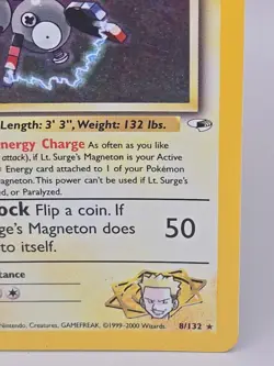 Pokemon Lt. Surge’s Magneton 8/132 Holo Rare Gym Heroes Unlimited - Image 4