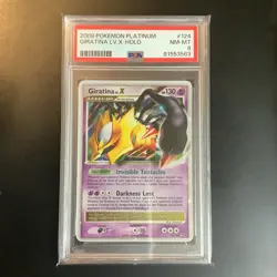 Pokemon Giratina Lv. X Holo 2009 Platinum #124 PSA 8 - Image 1