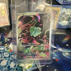 Pokemon TCG: Bulbasaur 133/132, (FULL ART) Mega Evolution _ HOLO _ STAMPED PROMO - Image 1