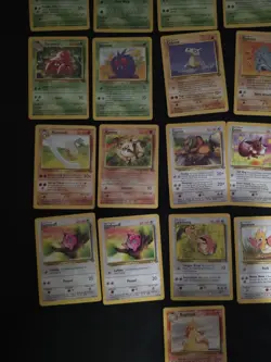 Pokemon Jungle Set Lot Of 26, LP/MP, Vintage Some Repeated - Image 3