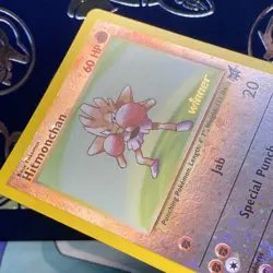 Hitmonchan 2 Winner Stamp #2 Best Of Promo Pokemon TCG Reverse Holo SWIRL NM - Image 5