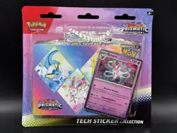 Pokemon TCG Prismatic Evolutions Tech Sticker Collection Lot Of 4 - Image 2