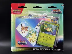 Pokemon TCG Prismatic Evolutions Tech Sticker Collection Lot Of 4 - Image 3