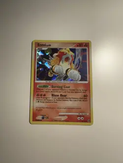 Entei Holo Rare - 4/132 / Pokemon Secret Wonders Cracked Ice - Image 1