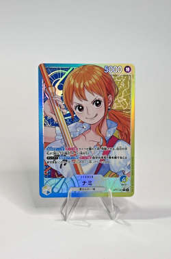 ONE PIECE Nami (Alt Art Leader) OP11-041 "A Fist of Divine Speed" Japanese - Image 1