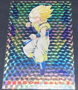 Dragon Ball Z DBZ 1989 Trading Card Bird Studio Series 2 Holo Prism #76 Gotrunks - Image 1