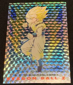 Dragon Ball Z DBZ 1989 Trading Card Bird Studio Series 2 Holo Prism #76 Gotrunks - Image 2