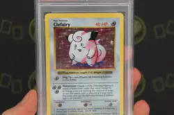 Clefairy Shadowless 5/102 Base Set WOTC 1999 Pokemon Trading Card EX-MT PSA 6 - Image 2