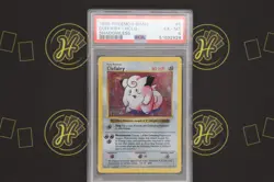 Clefairy Shadowless 5/102 Base Set WOTC 1999 Pokemon Trading Card EX-MT PSA 6 - Image 3