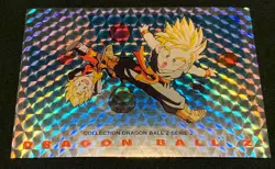Dragon Ball Z DBZ 1989 Trading Card Series 2 Holo Prism #19 Son Goten Y Trunks - Image 2