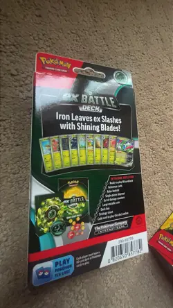 POKEMON TCG IRON LEAVES EX BATTLE DECK FACTORY SEALED (60 cards) - Image 2