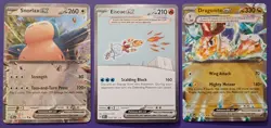 Lot of 3 Pokemon Cards Near Mint - Snorlax Ex - Eiscue Ex - Dragonite Ex - Image 1