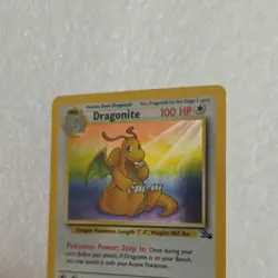 Pokemon Dragonite Fossil 4/62 Holo Rare 100 HP English Wizards 1999 Card - Image 4
