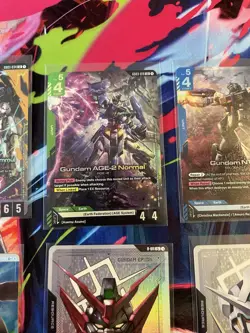 gundam card game english Card Lot Of 12 … Different Sets - Image 3
