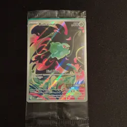 Pokemon Bulbasaur Full Art Stamped Rare Holo 133/132 2025 80 HP English Card - Image 1