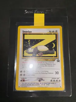 Pokemon Snorlax 49/53 Wotc Black Star Promo Card Sleeping Z Mint Condition! - Image 1