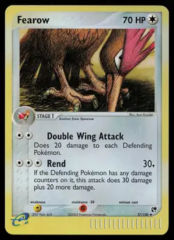 Pokemon Card - Fearow Sandstorm 37/100 Uncommon Reverse Holo - Image 1