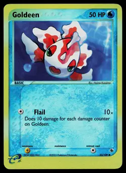 Pokemon Card - Goldeen Ruby and Sapphire 55/109 Common Reverse Holo - Image 1