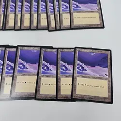 Lot of 28 Ice Age Magic The Gathering MTG Snow Covered Plains Land Cards NM/M - Image 2