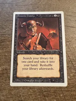 Demonic Tutor - Revised - LP/P - Image 1